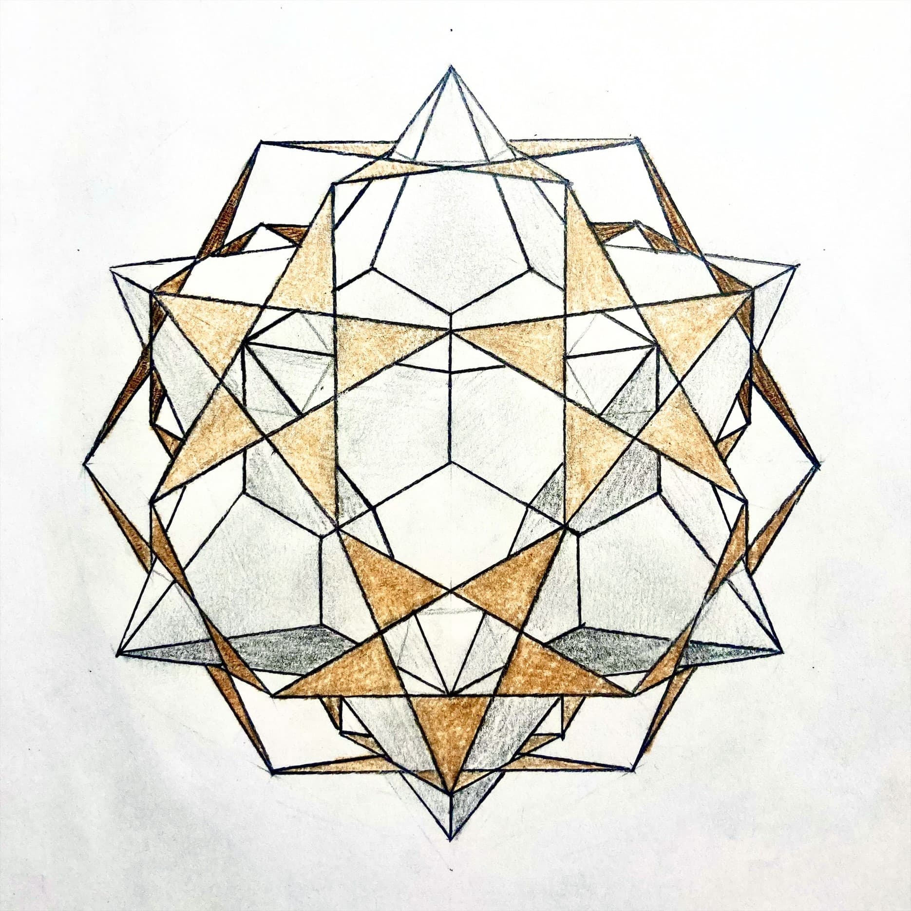 Compound of Dual Forms: the Medial Rhombic Triacontahedron and the Dodecadodecahedron