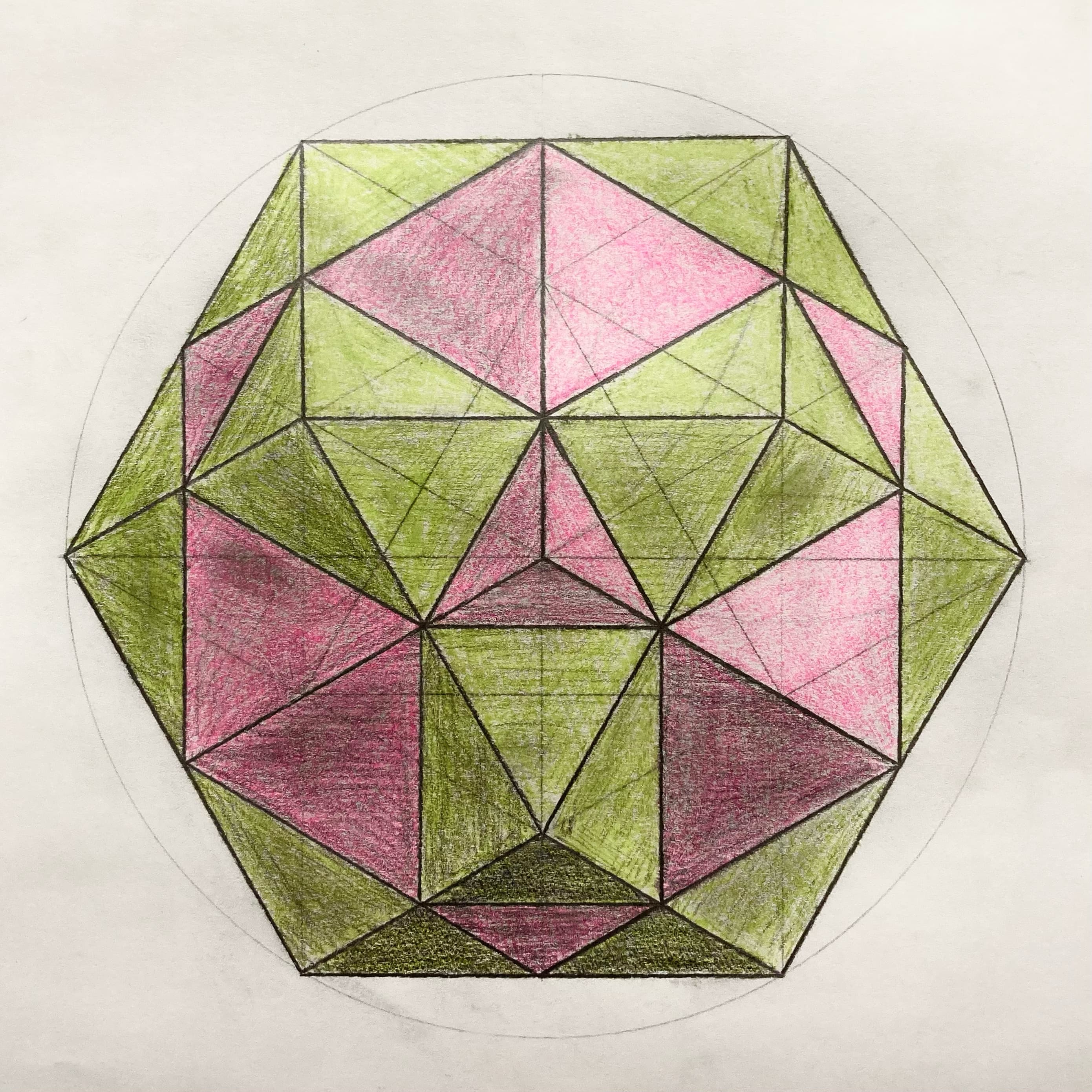 Dual Compound: Cuboctahedron and Rhombic Dodecahedron